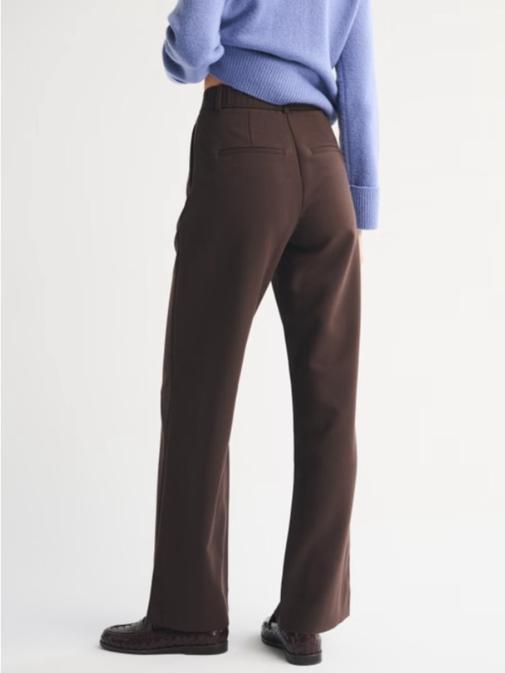 Abercrombie & Fitch Sloane Pant in Burgundy - Picture 3 of 5